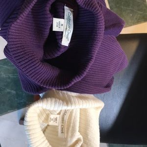 Coldwater Creek Sweater Turtlenecks.  Sold as set.